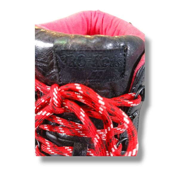 Pro Keds Sneaker Size 12 Black Red Leather Upper  Royal Plus Hi D-Ring Rare 2011 - Picture 11 of 16